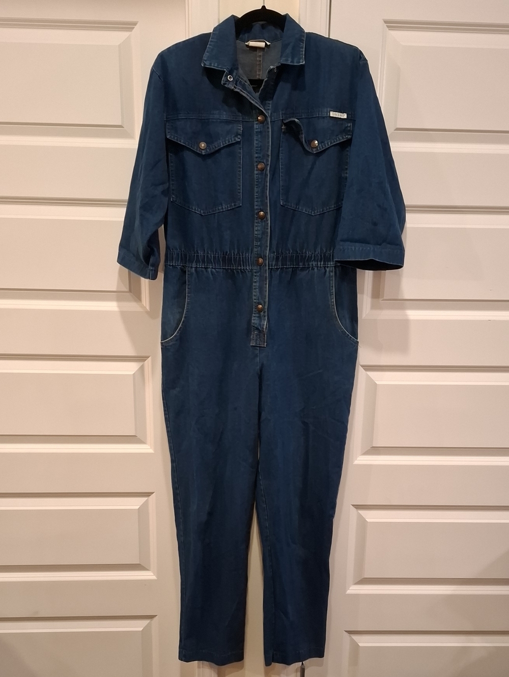 Vintage Dreams Denim Jumpsuit Made In USA Size Medium